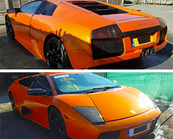 The 1992 Toyota MR2,a rare, vibrant replica of a Lamborghini Murcielago.